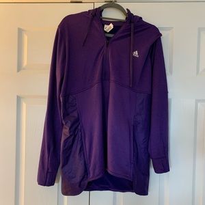 Purple Adidas Quarterzip